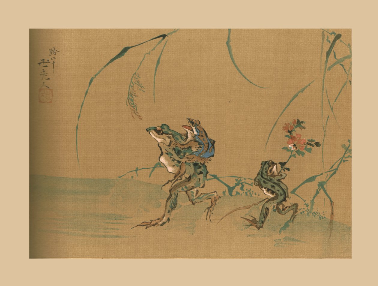 Frogs Holiday, konec 18.-začátek 19. století, 1886 od Unbekannt