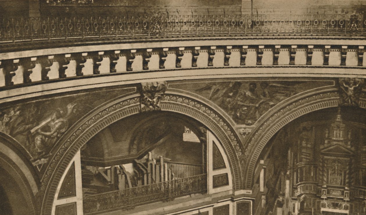 Od koruny k základně obrovské londýnské katedrály: The Whispering Gallery, c1935. od Unbekannt