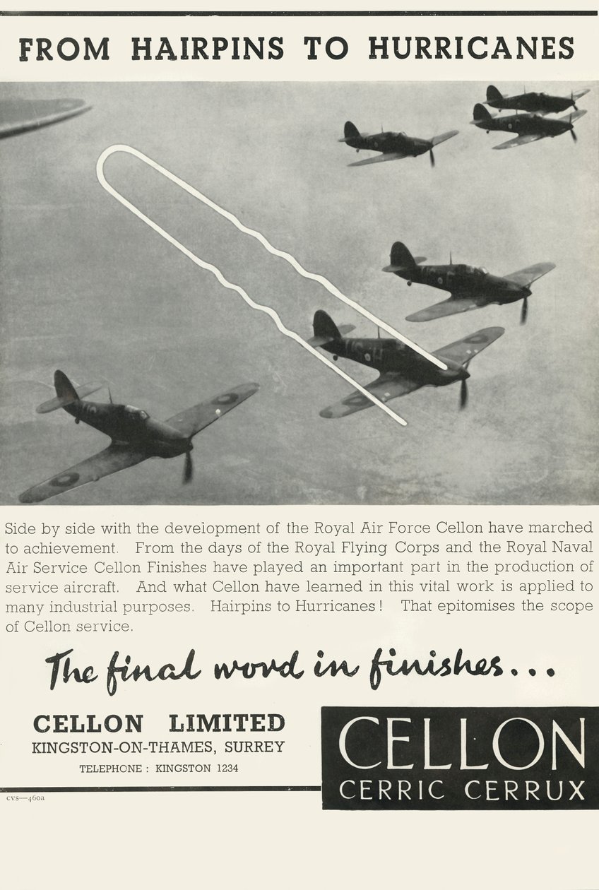 From Hairpins to Hurricanes - Cellon Limited, 1941. od Unbekannt