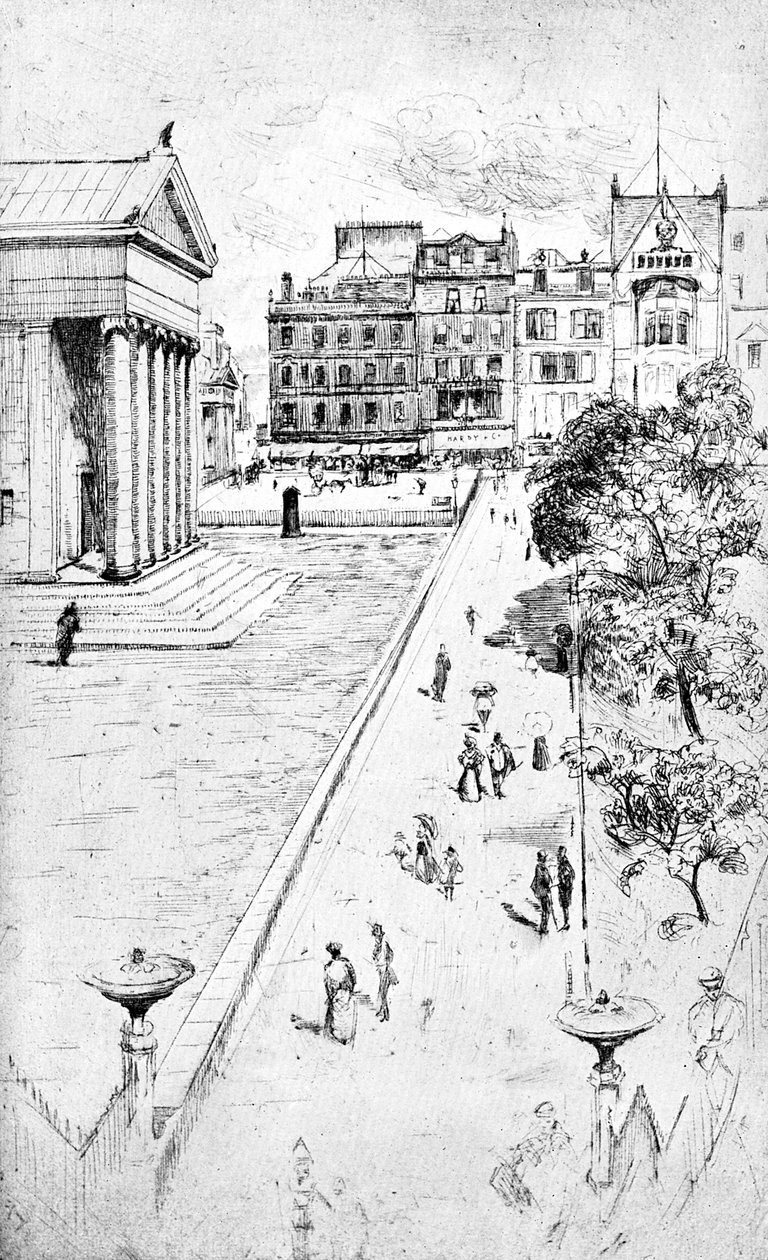 From the Steps of the Mound, Edinburgh, 1900 od Unbekannt
