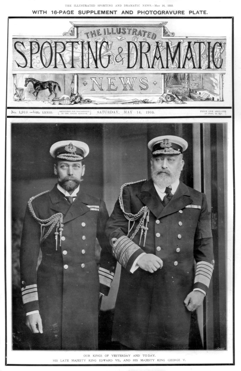 Přední strana obálky The Illustrated Sporting and Dramatic News, 14. května 1910 od Unbekannt