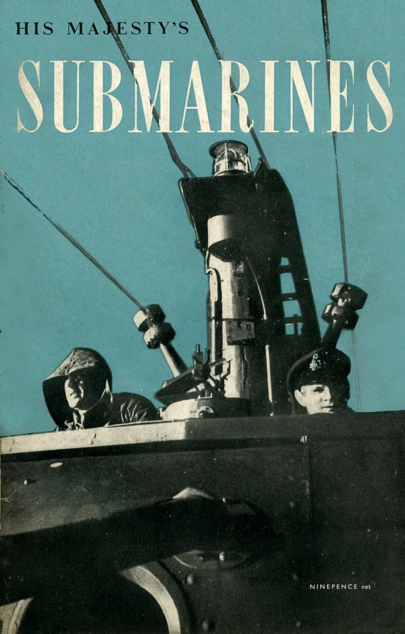 Přední strana obálky His Majestys Submarines, 1945. od Unbekannt