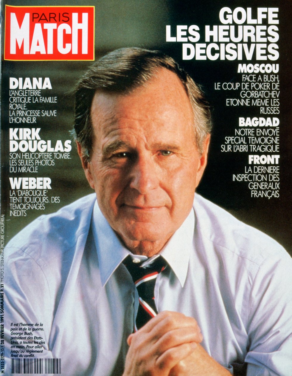 Přední strana obálky Paris Match, únor 1991 od Unbekannt