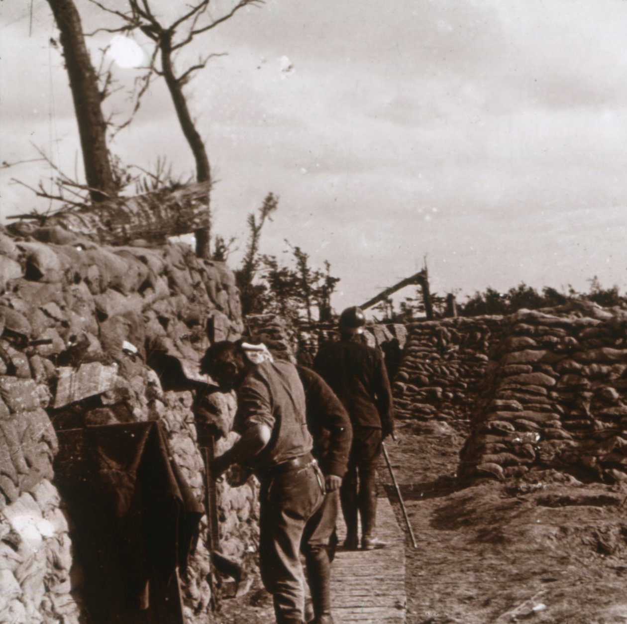 Přední linie, Diksmuide, Belgie, c1914-c1918 od Unbekannt