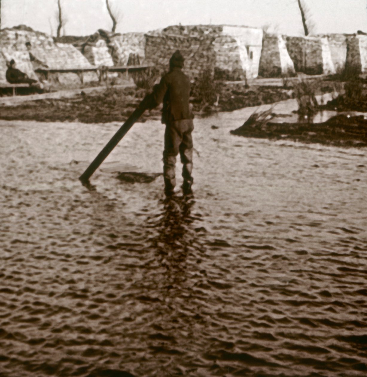 Přední linie, Ramskapelle, Belgie, c1914-c1918 od Unbekannt