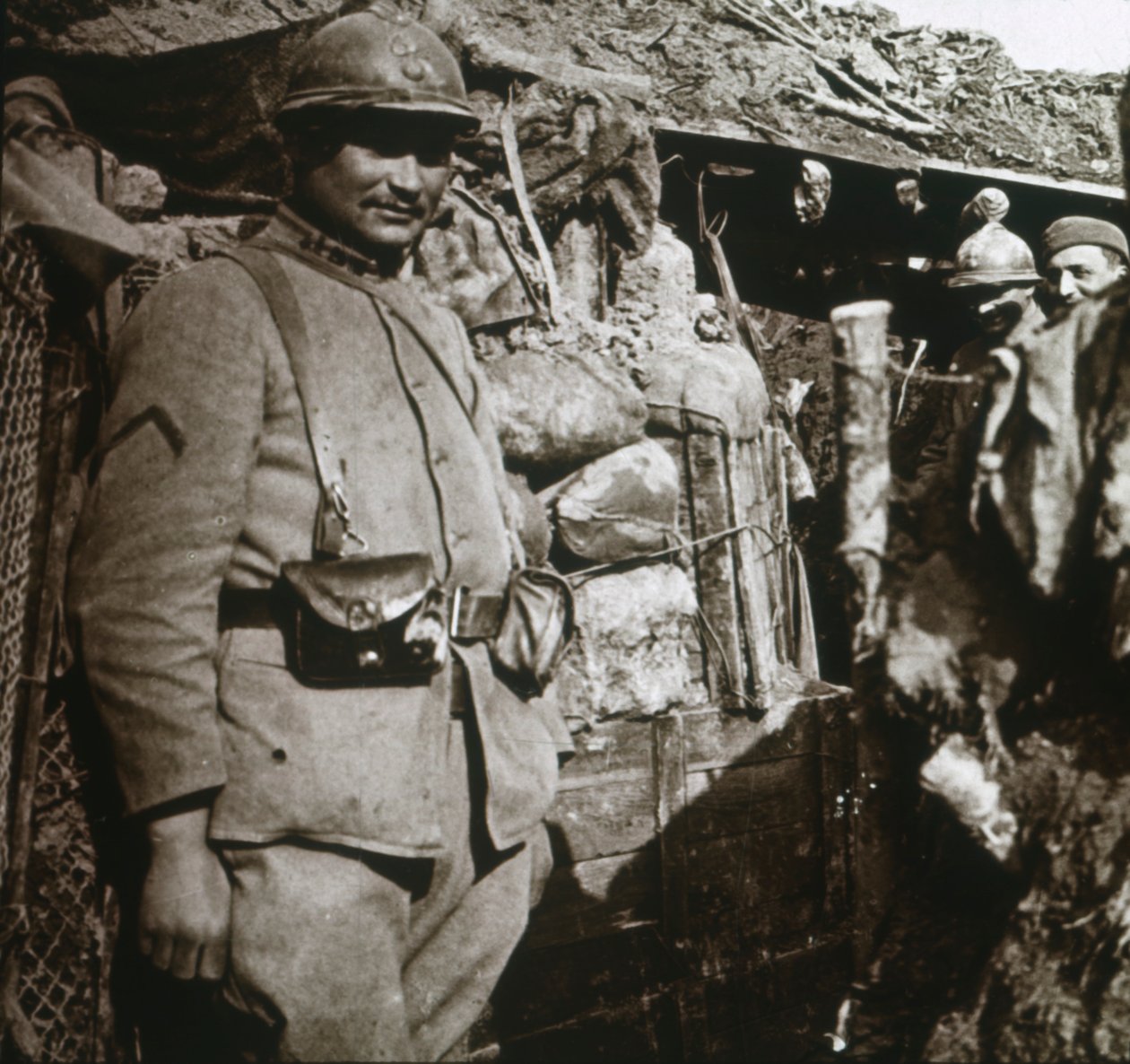 Frontová linie v Berry-au-Bac, severní Francie, c1914-c1918 od Unbekannt
