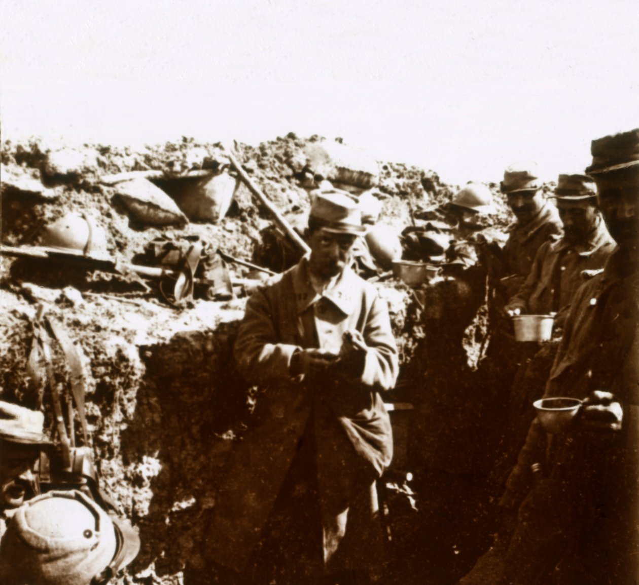 Přední zákopy, c1914-c1918 od Unbekannt