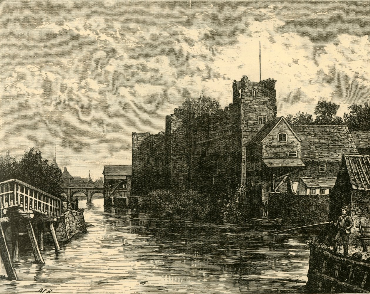 Před hradem Newark, 1898. od Unbekannt