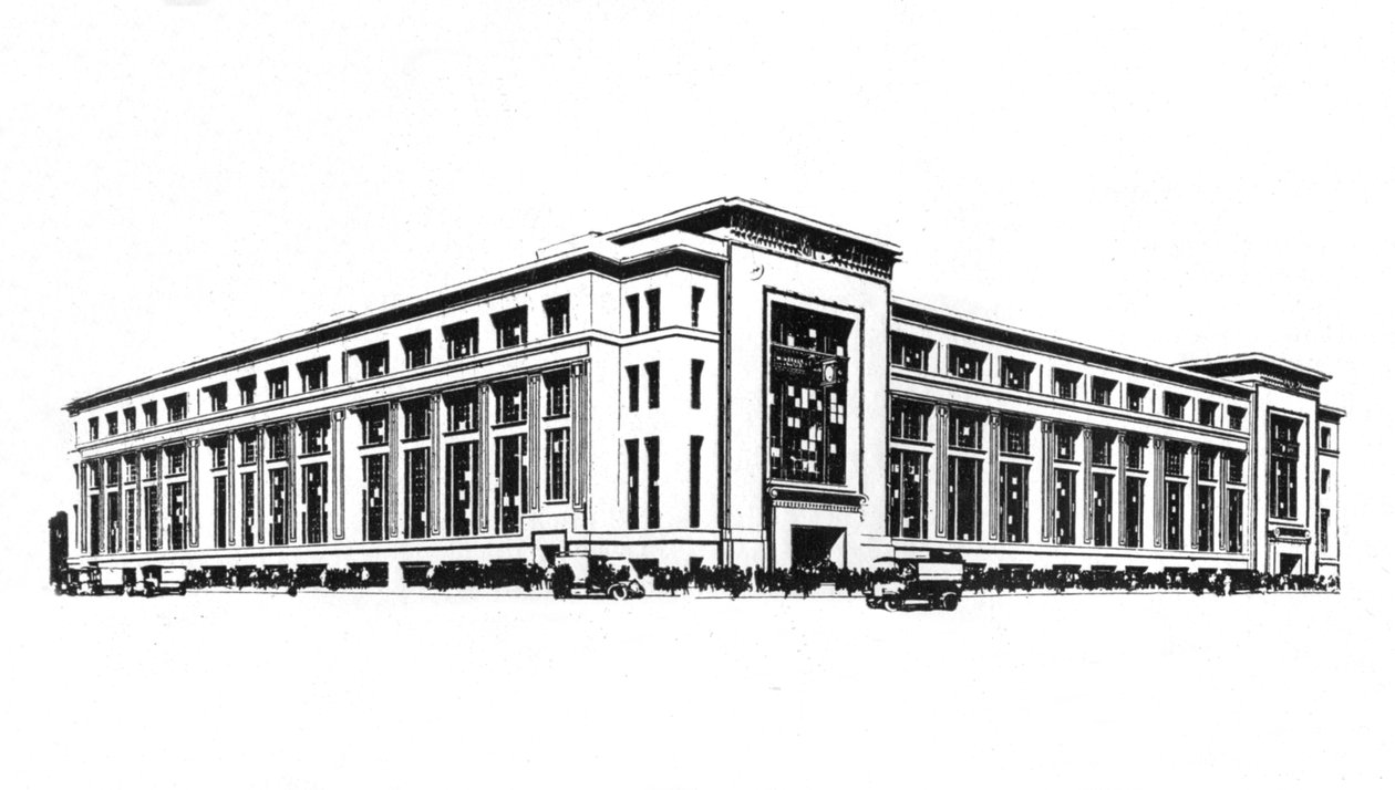 Frontage - W. H. Smith & Sons New Works, 1916 od Unbekannt
