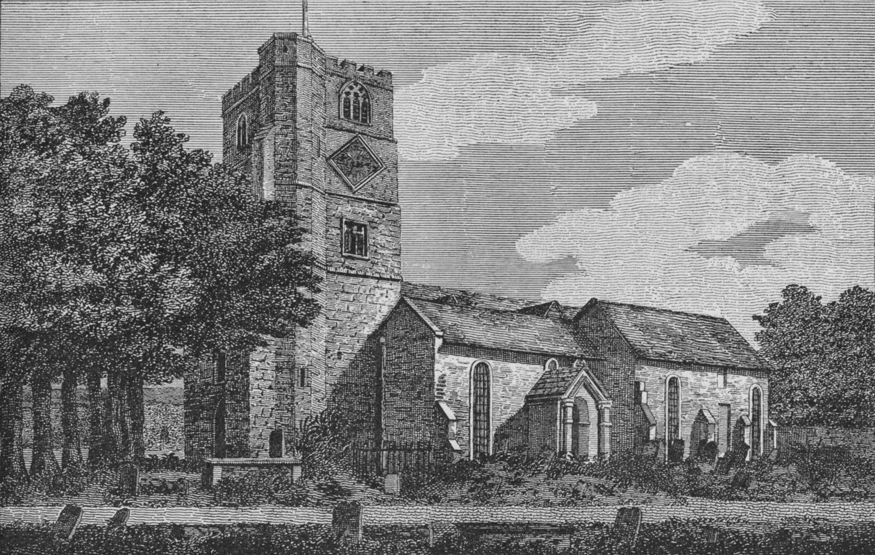 Fulham Church v roce 1812 1911 od Unbekannt