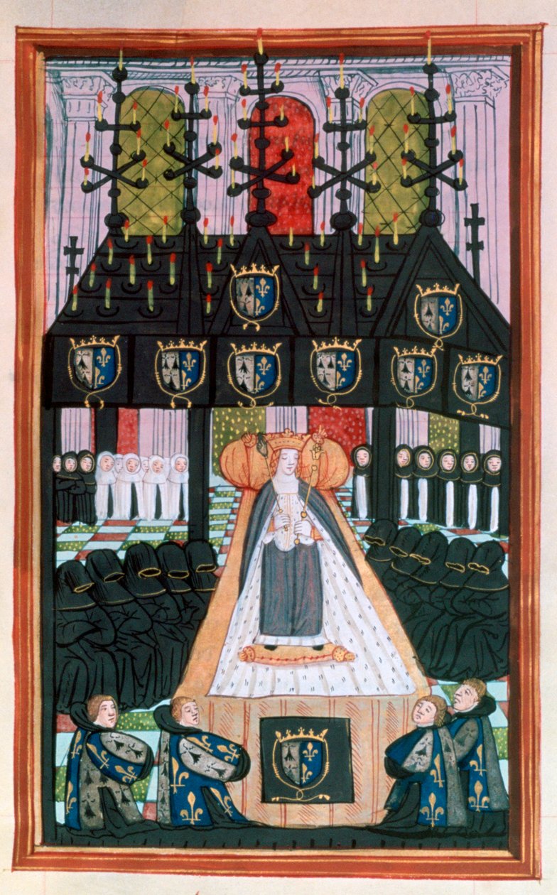 Pohřeb Anny Bretaňské, Notre Dame, Paříž, 1514, 16. století od Unbekannt