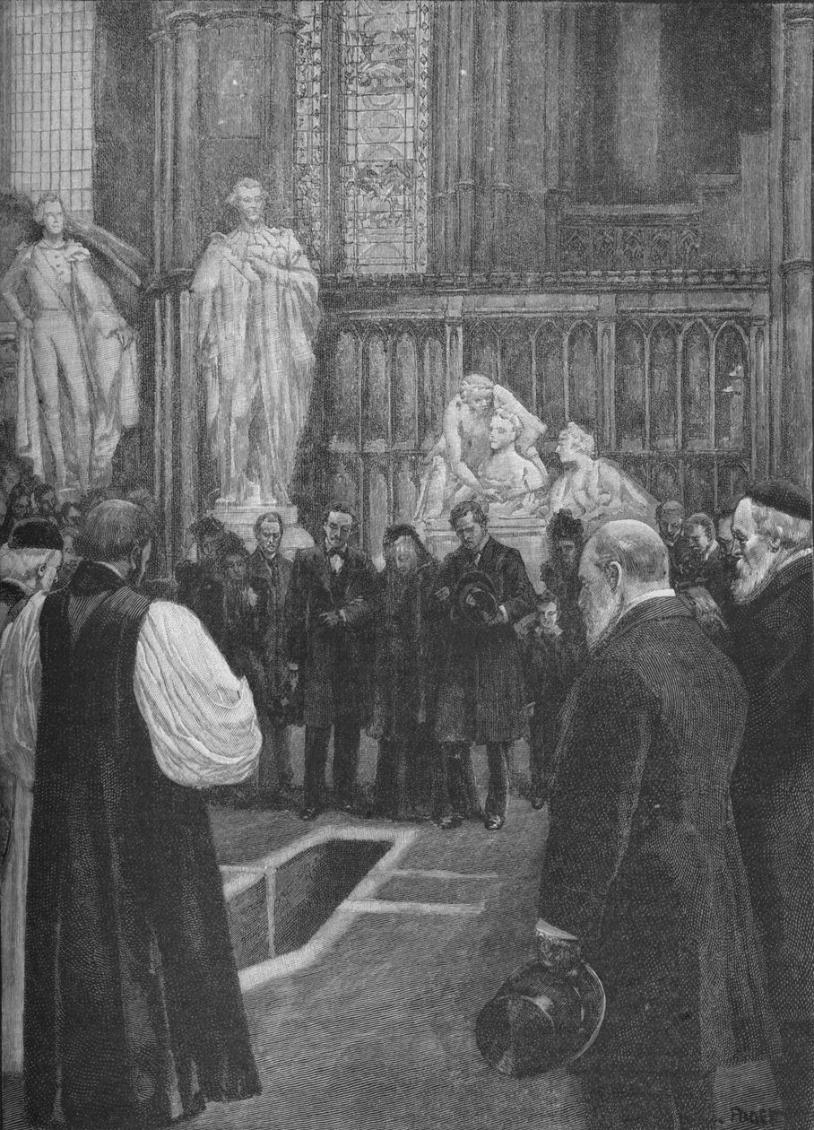 Pohřeb Williama Ewarta Gladstonea ve Westminsterském opatství, Londýn, 1898 1906 od Unbekannt