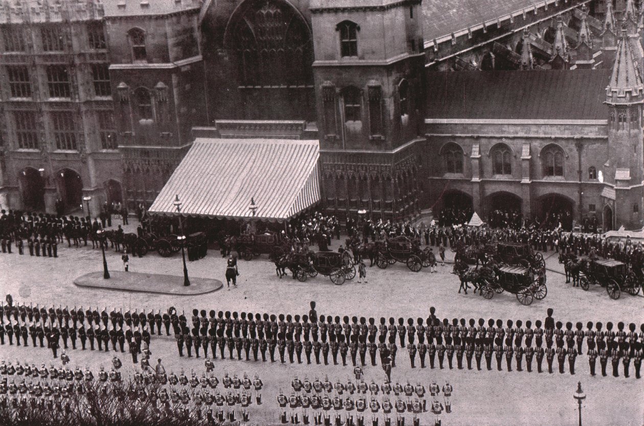 Smuteční průvod krále Edwarda VII, Londýn, 20. května 1910. od Unbekannt