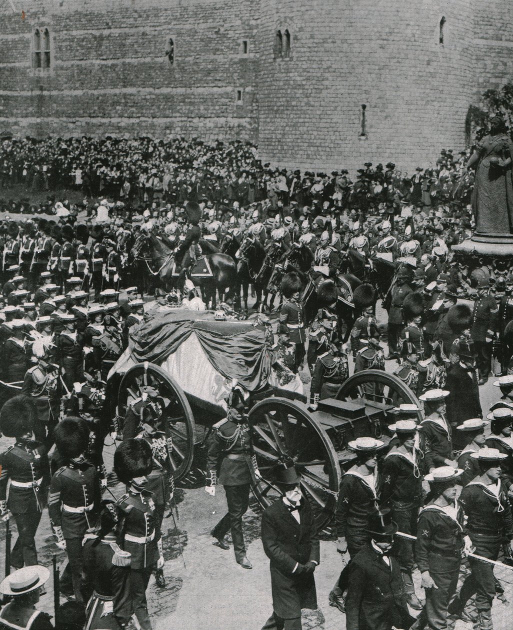 Smuteční průvod krále Edwarda VII., Windsor, 20. května 1910. od Unbekannt