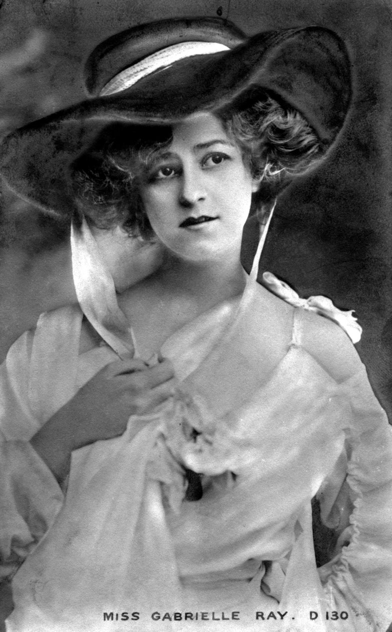 Gabrielle Ray 1883-1973, anglická herečka, začátek 20. století od Unbekannt