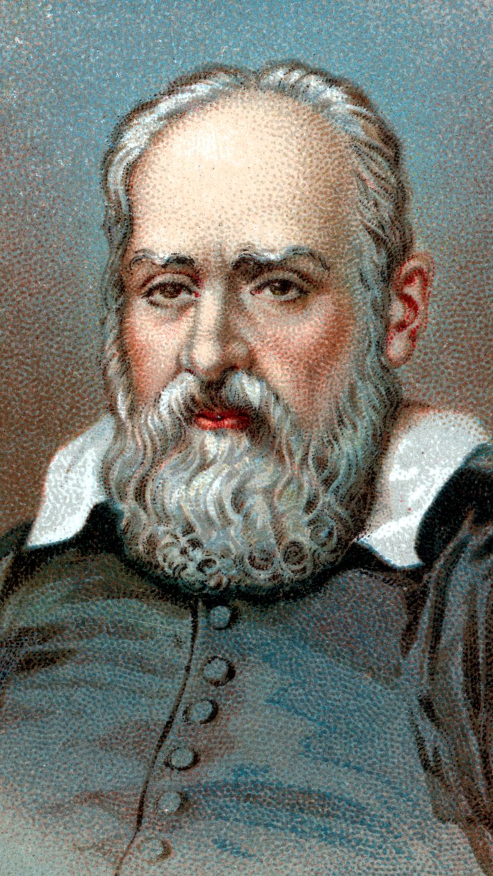 Galileo Galilei, italský astronom a matematik, c1630 od Unbekannt