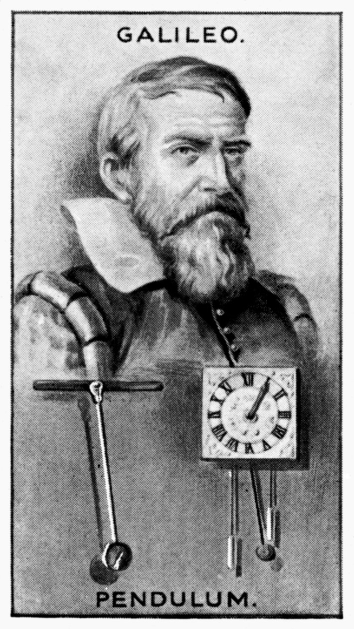 Galileo Galilei, italský fyzik, astronom a filozof, c1924 od Unbekannt