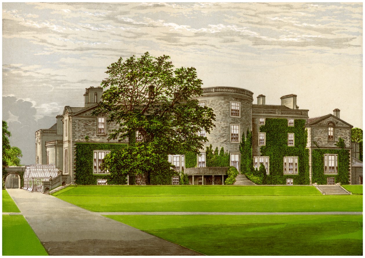 Galloway House, Wigtownshire, Skotsko, domov hraběte z Galloway, c1880 od Unbekannt