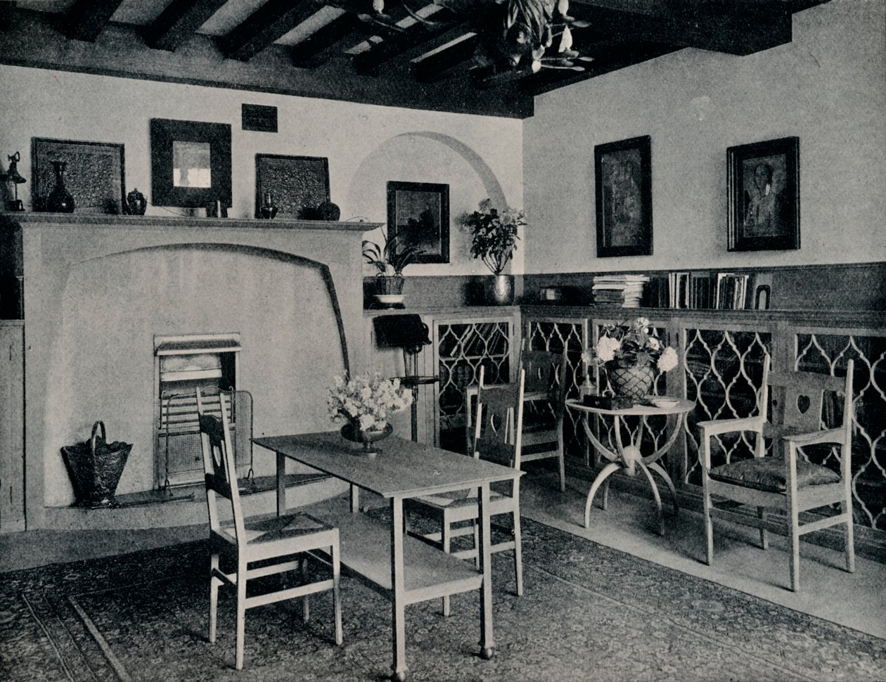 Zahradní koutek, c1907 od Unbekannt