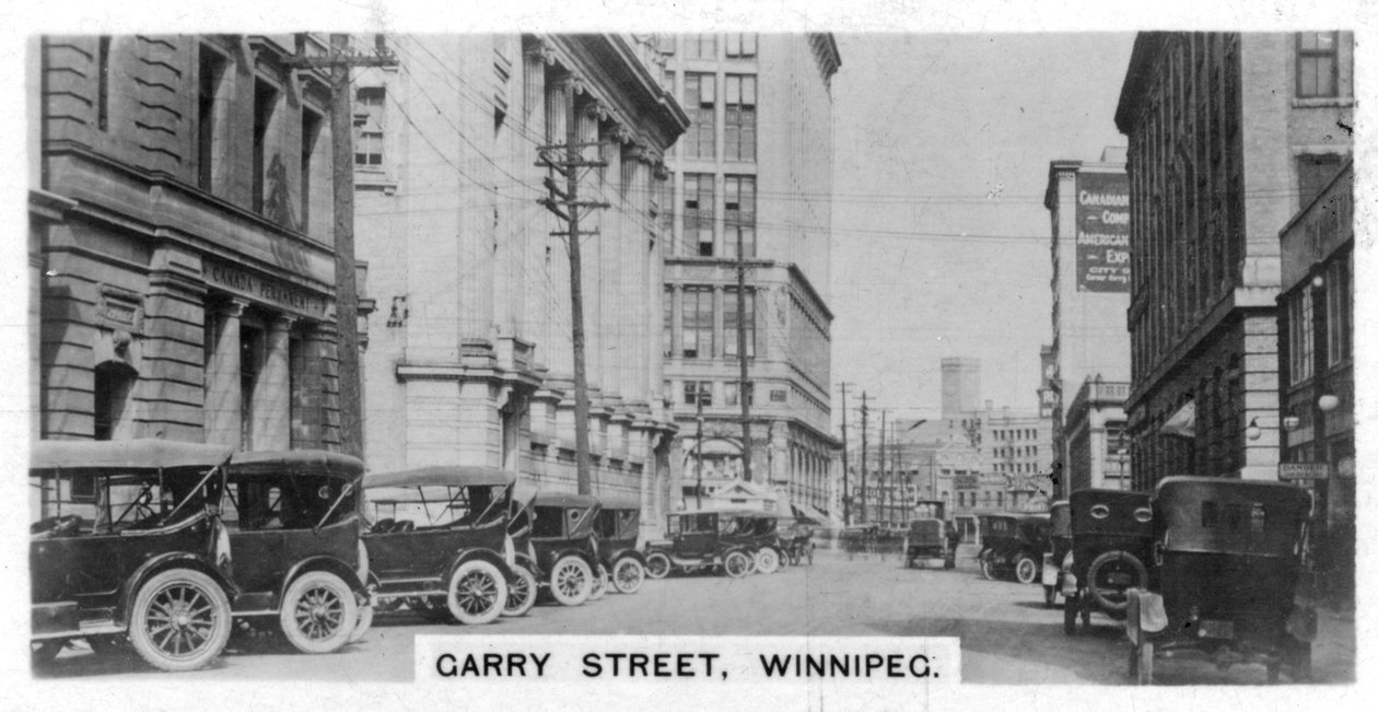 Garry Street, Winnipeg, Manitoba, Kanada, 20. léta 20. století od Unbekannt