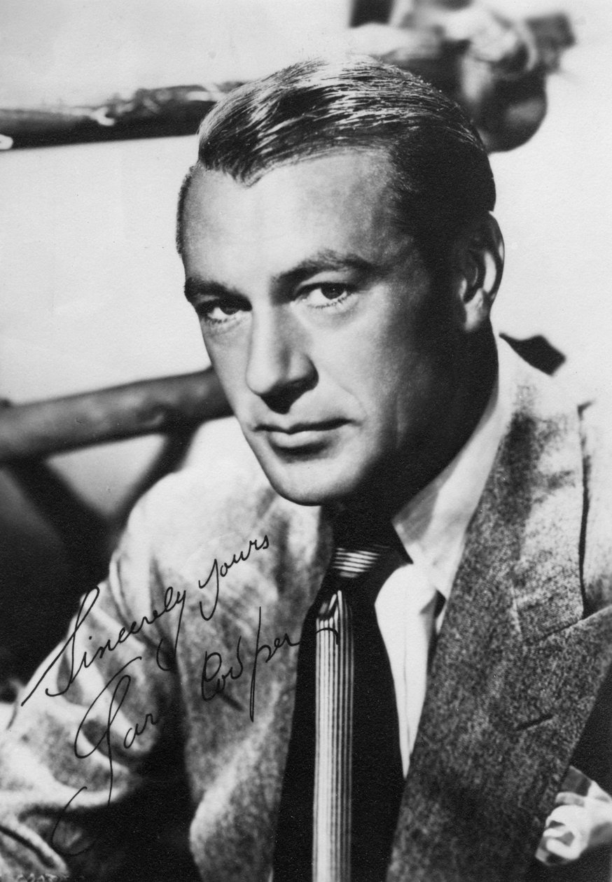 Gary Cooper , americký filmový herec, 20. století od Unbekannt