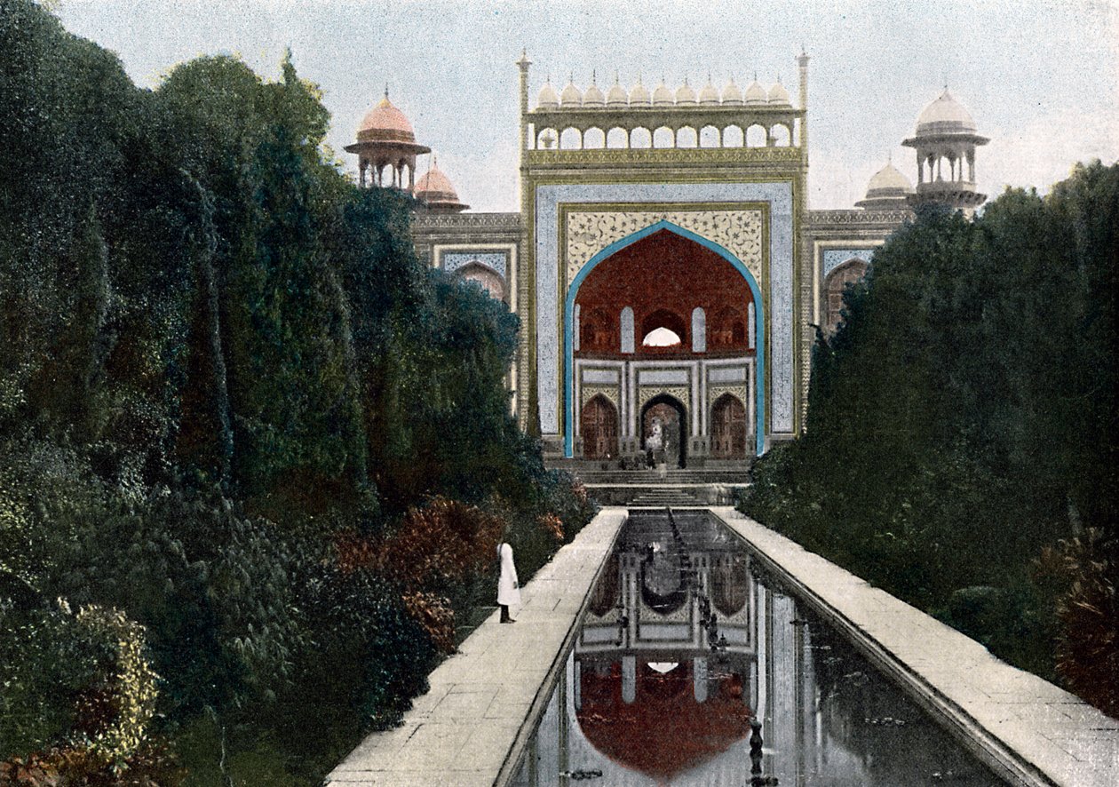 Brána do Taj Mahal, Agra, Uttar Pradesh, Indie, c1890 od Unbekannt