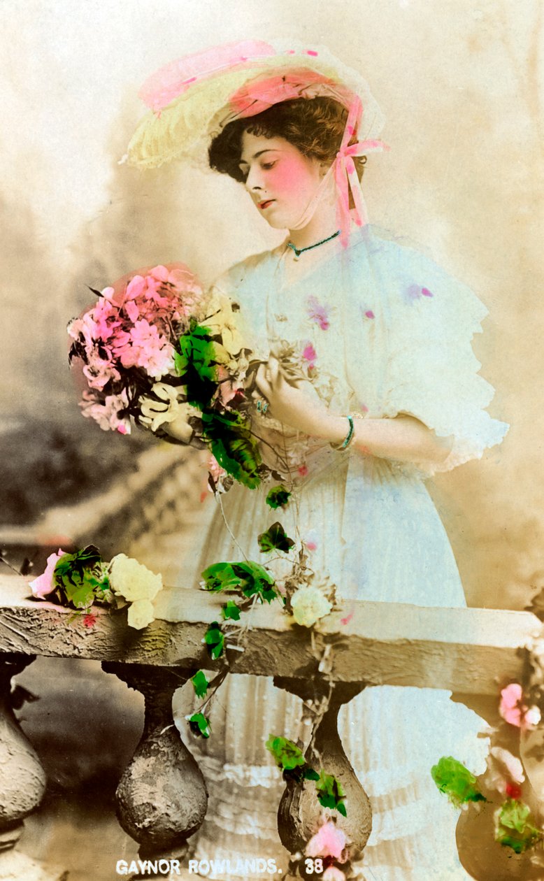 Gaynor Rowlands 1883-1906, anglická herečka, začátek 20. století od Unbekannt