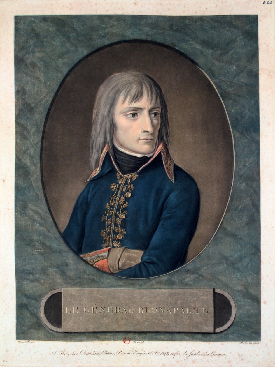 Generál Bonaparte, 1798 od Unbekannt