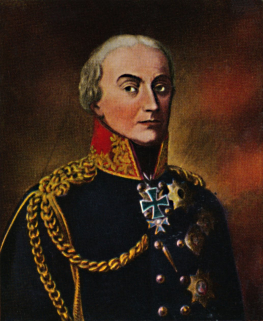 Generál Bülow von Dennewitz 1755-1816. - Obraz Gebauer, 1934. od Unbekannt