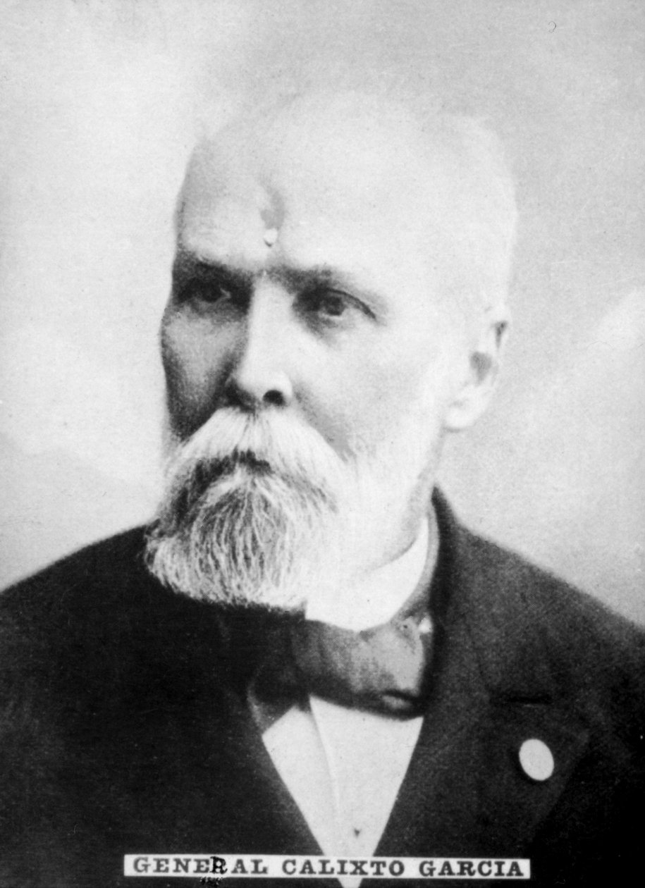 Generál Calixto Garcia Iniguez 1839-1898, generál během kubánské války za nezávislost, c1910 od Unbekannt