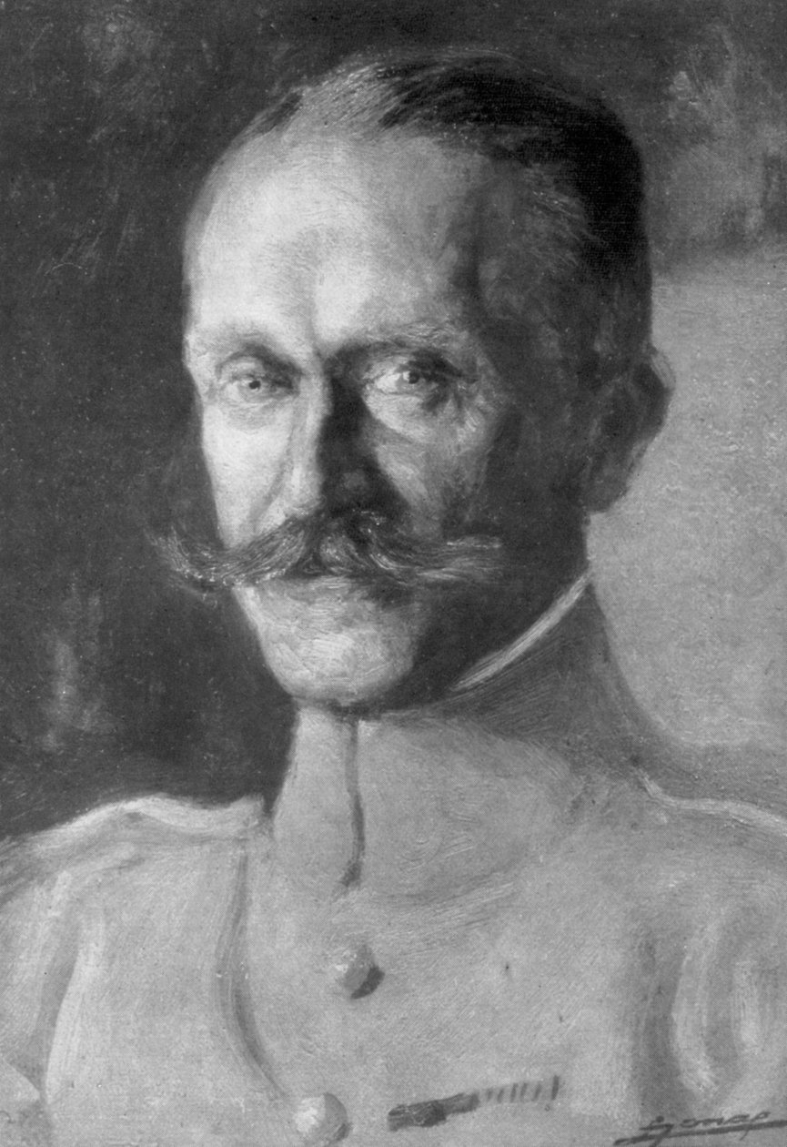 Generál Duval, šéf francouzského letectva, 1918 od Unbekannt
