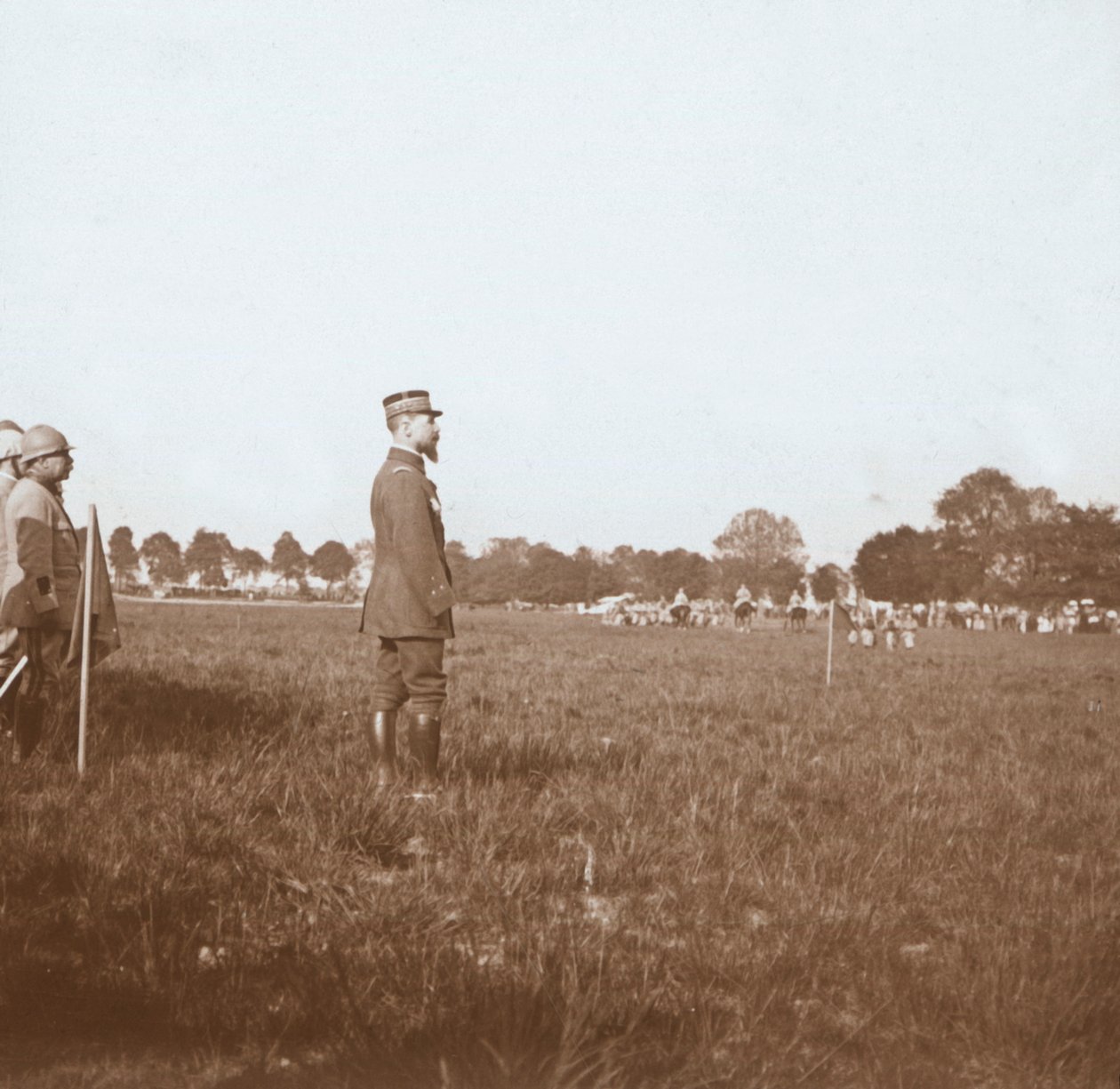 Generál Henri Gouraud, Chalons, Marne, severní Francie, c1914-c1918. od Unbekannt
