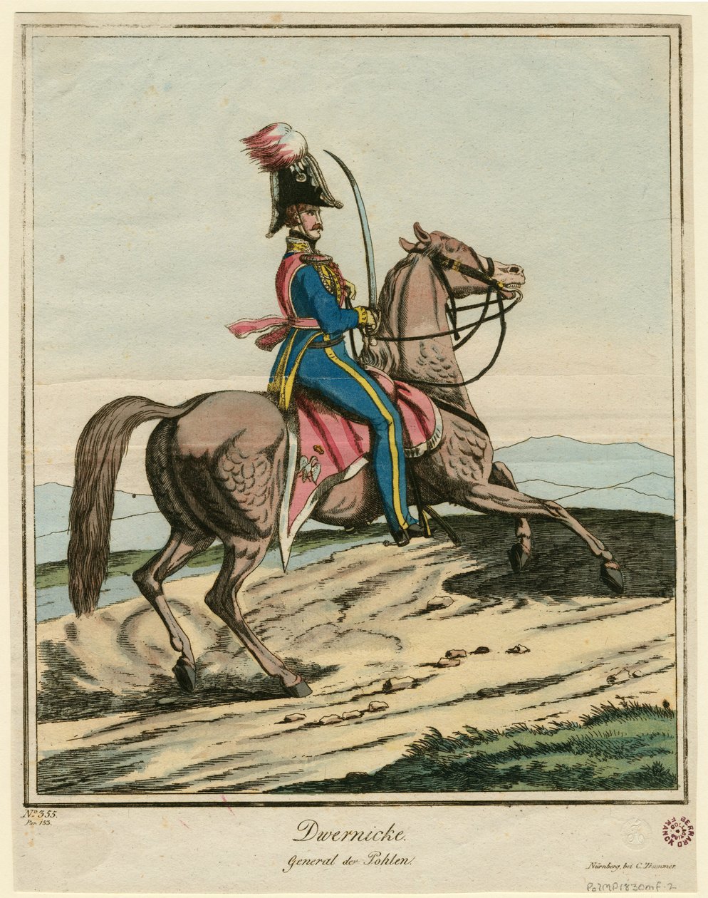 Generál Józef Dwernicki 1779-1857, 1831 od Unbekannt