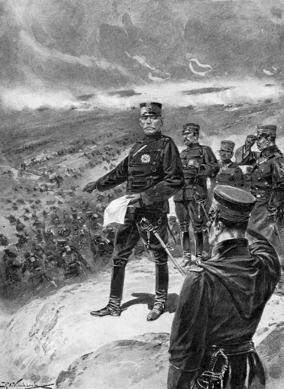 Generál Kuroki, japonský velitel, rusko-japonská válka 1904-5 od Unbekannt
