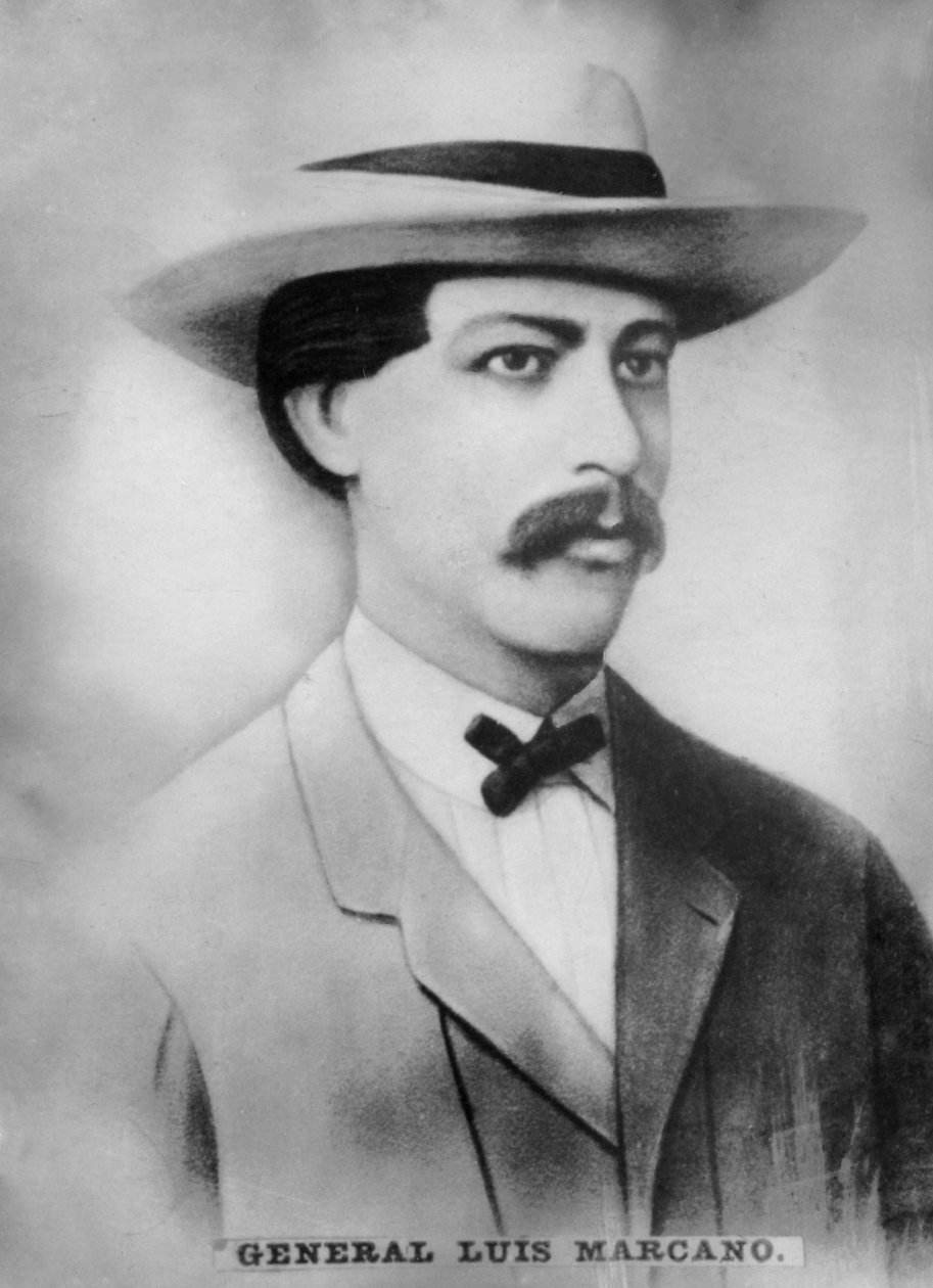 Generál Luis Marcano 1831-1870, generální starosta Kubánské osvobozenecké armády, c1910 od Unbekannt