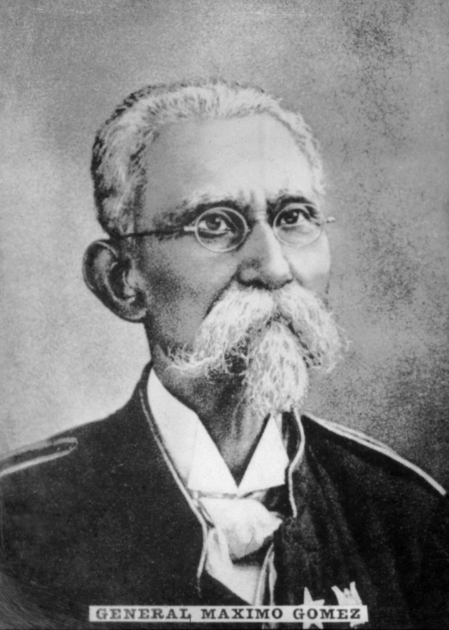 Generál Maximo Gomez 1836-1905, dominikánský generálmajor v desetileté válce, c1910 od Unbekannt