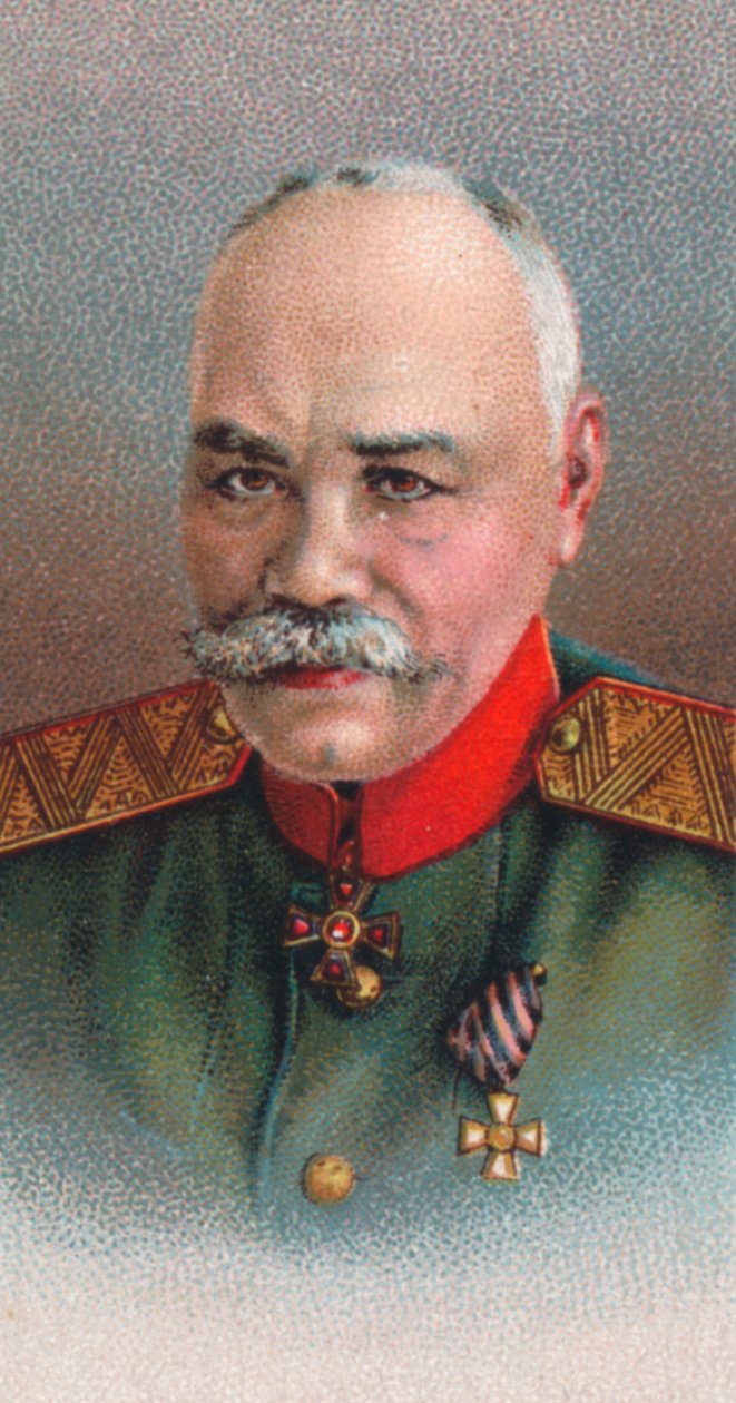 Generál Michail Vasilijevič Aleksejev 1857-1918, generál císařské ruské armády, 1917 od Unbekannt