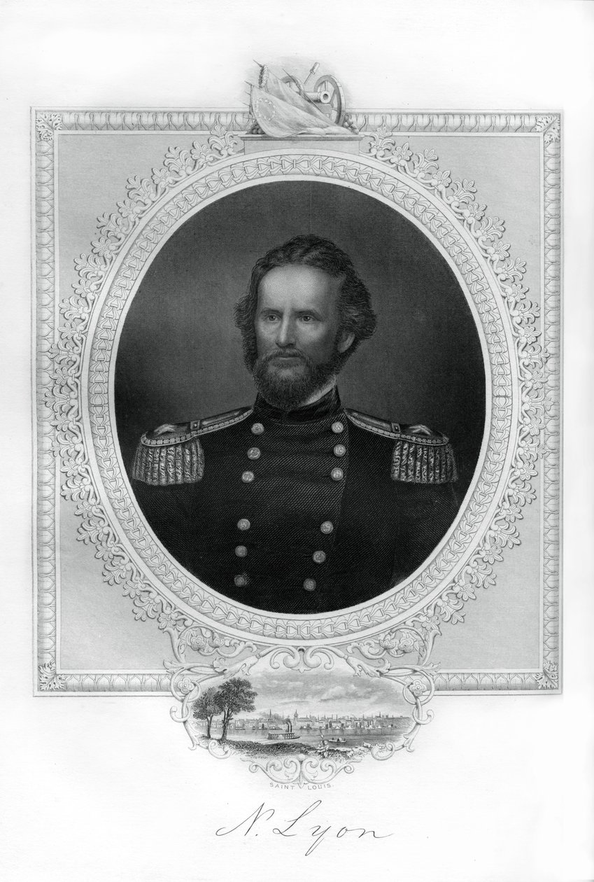 Generál Nathaniel Lyon, generál Unie v americké občanské válce, 1862-1867 od Unbekannt