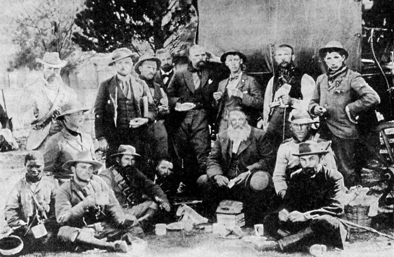 Generál Piet Joubert 1831-1900 a štáb, konec 19. století 1935 od Unbekannt