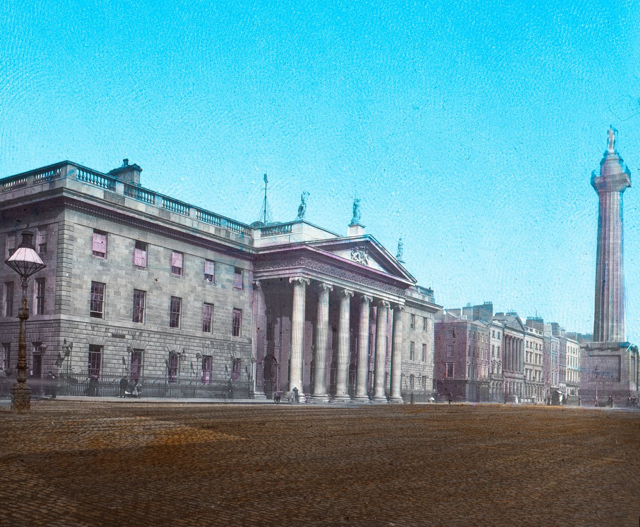 General Post Office a Nelsons Pillar, c1910 od Unbekannt