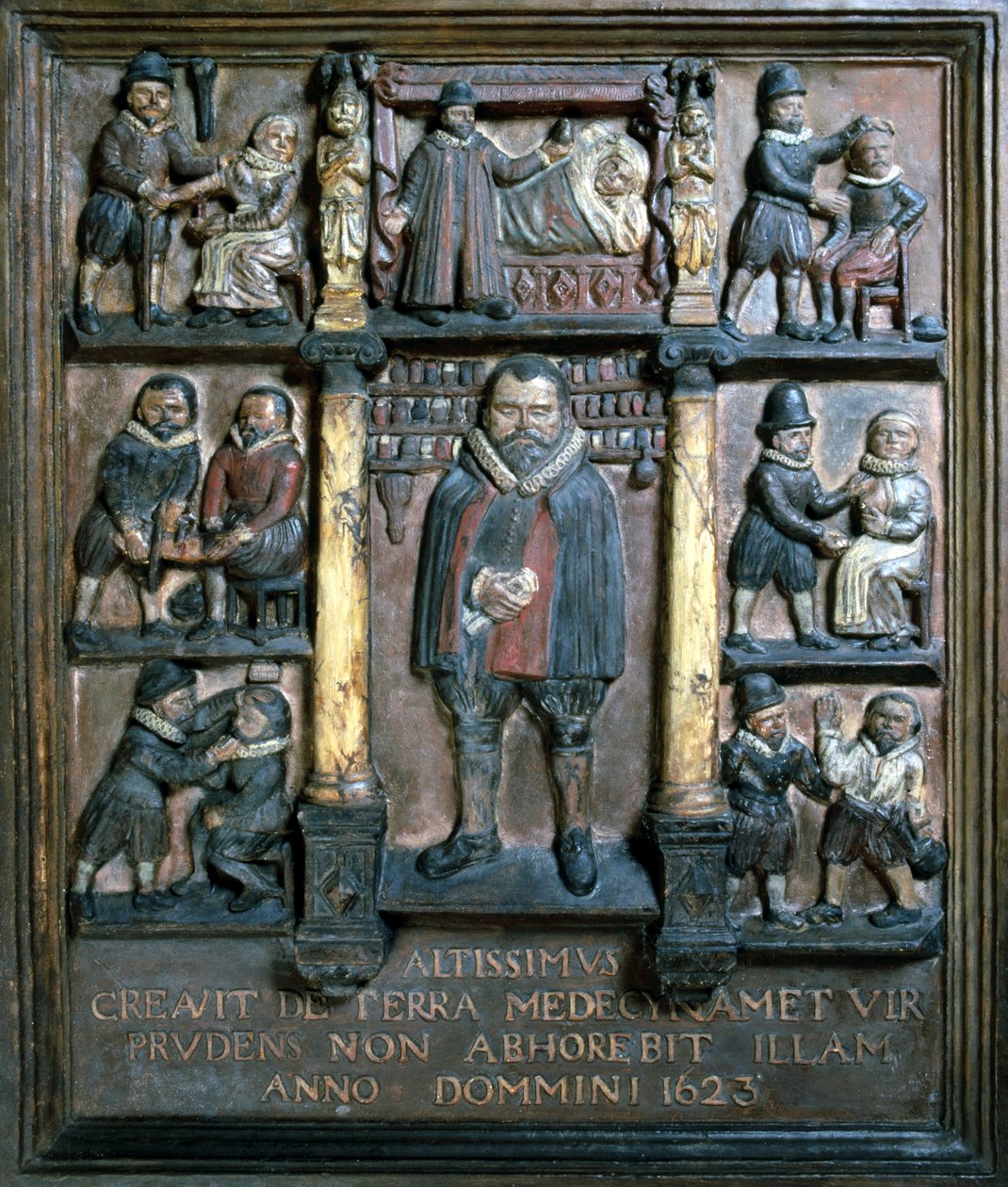 Znak praktických lékařů, c 1623 od Unbekannt