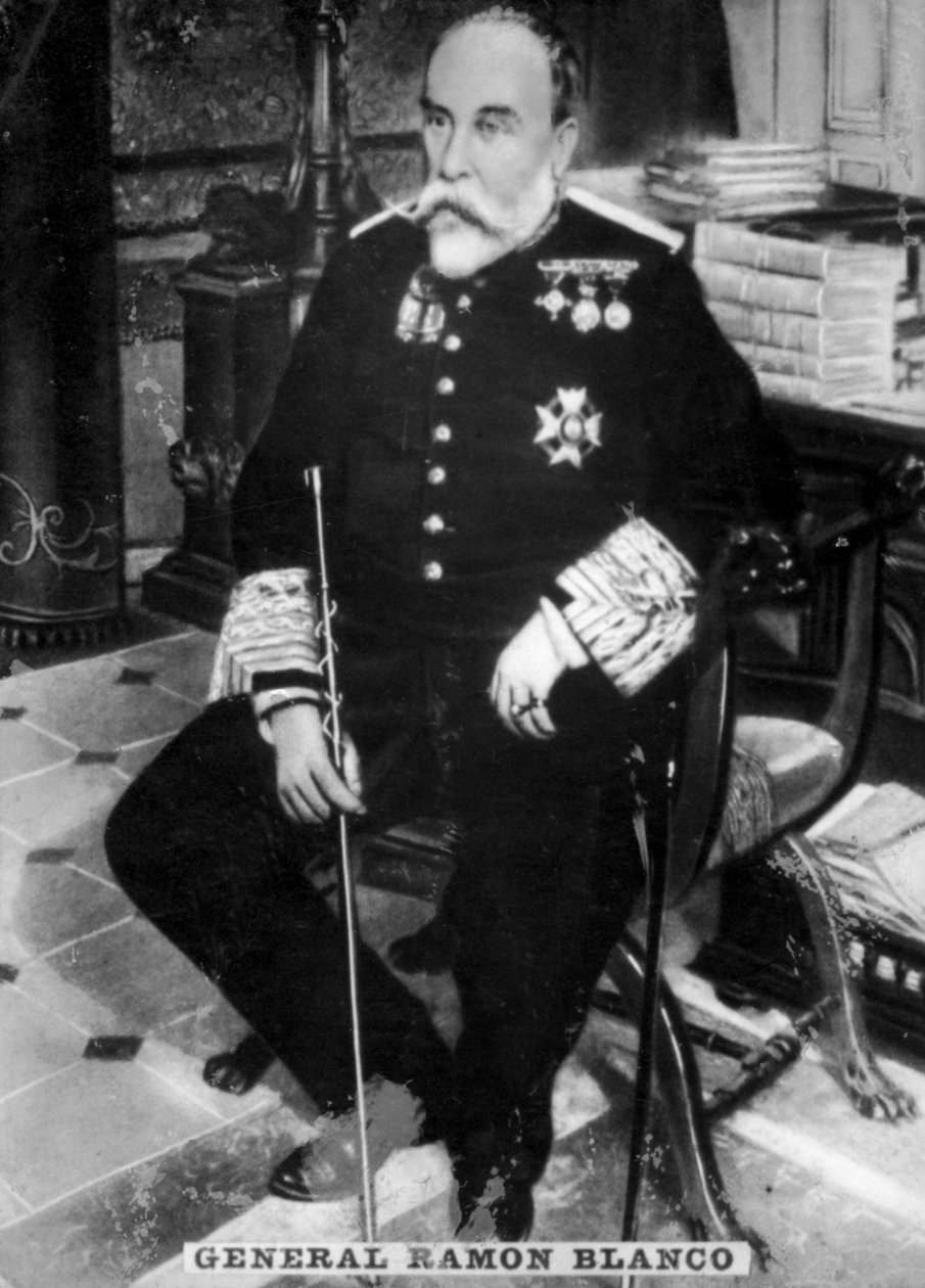 Generál Ramon Blanco, 1. markýz z Peña Plata 1833-1906 od Unbekannt