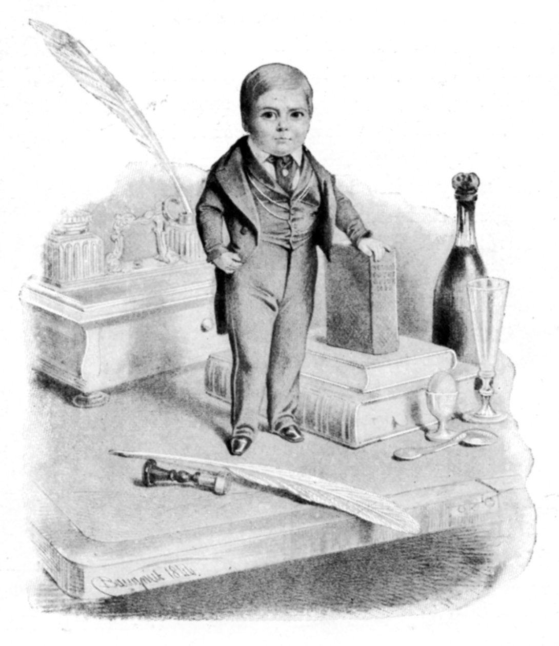 Generál Tom Thumb, c1840 od Unbekannt