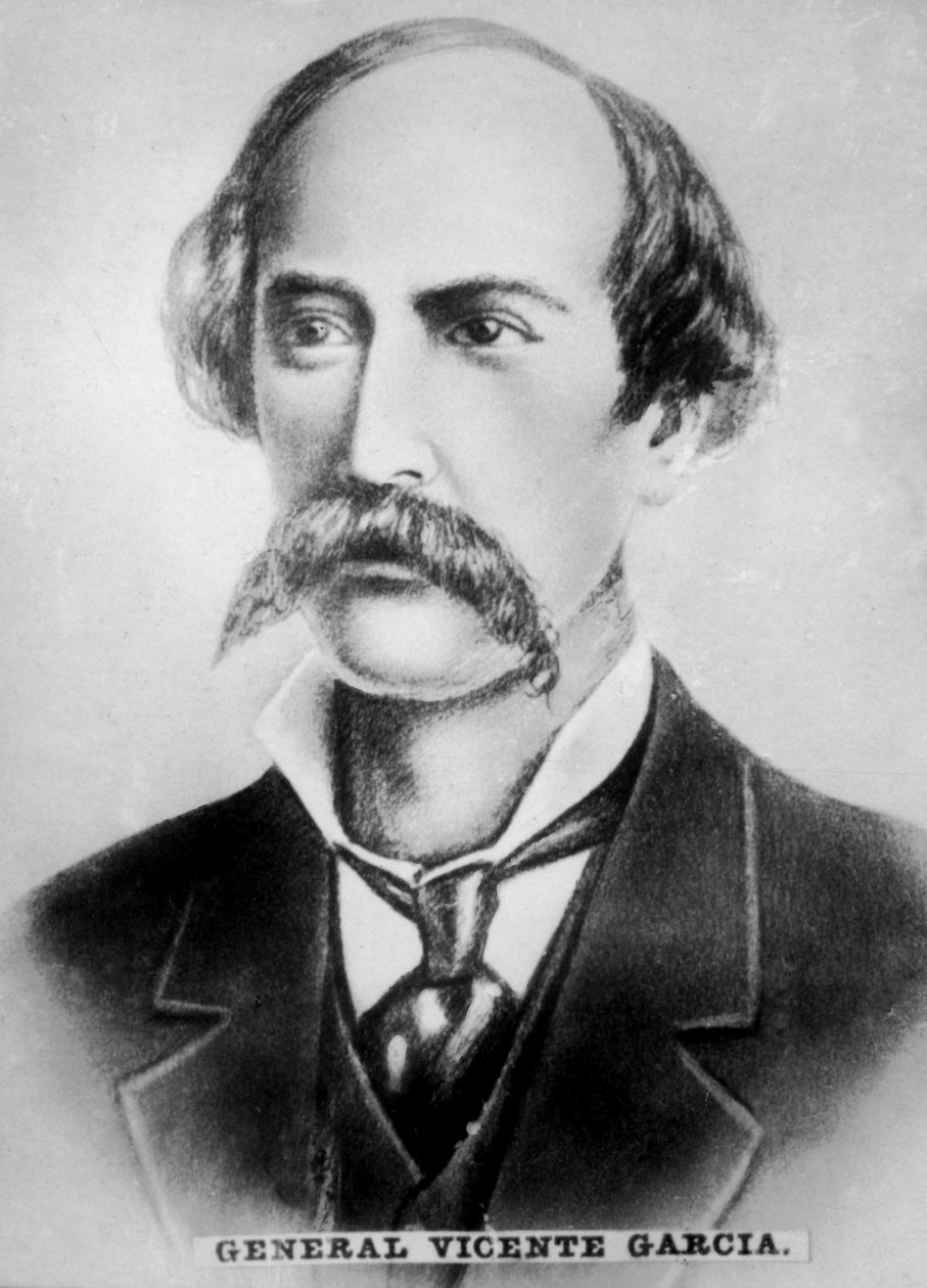 Generál Vicente Garcia González 1833-1886, kubánský prezident, c1910 od Unbekannt