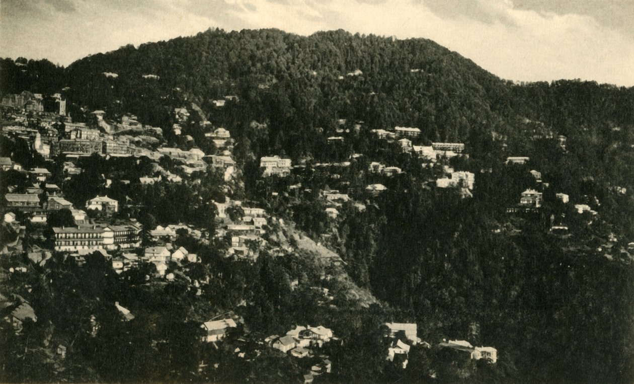 Celkový pohled na Jakko, Simla, c1918-c1939. od Unbekannt