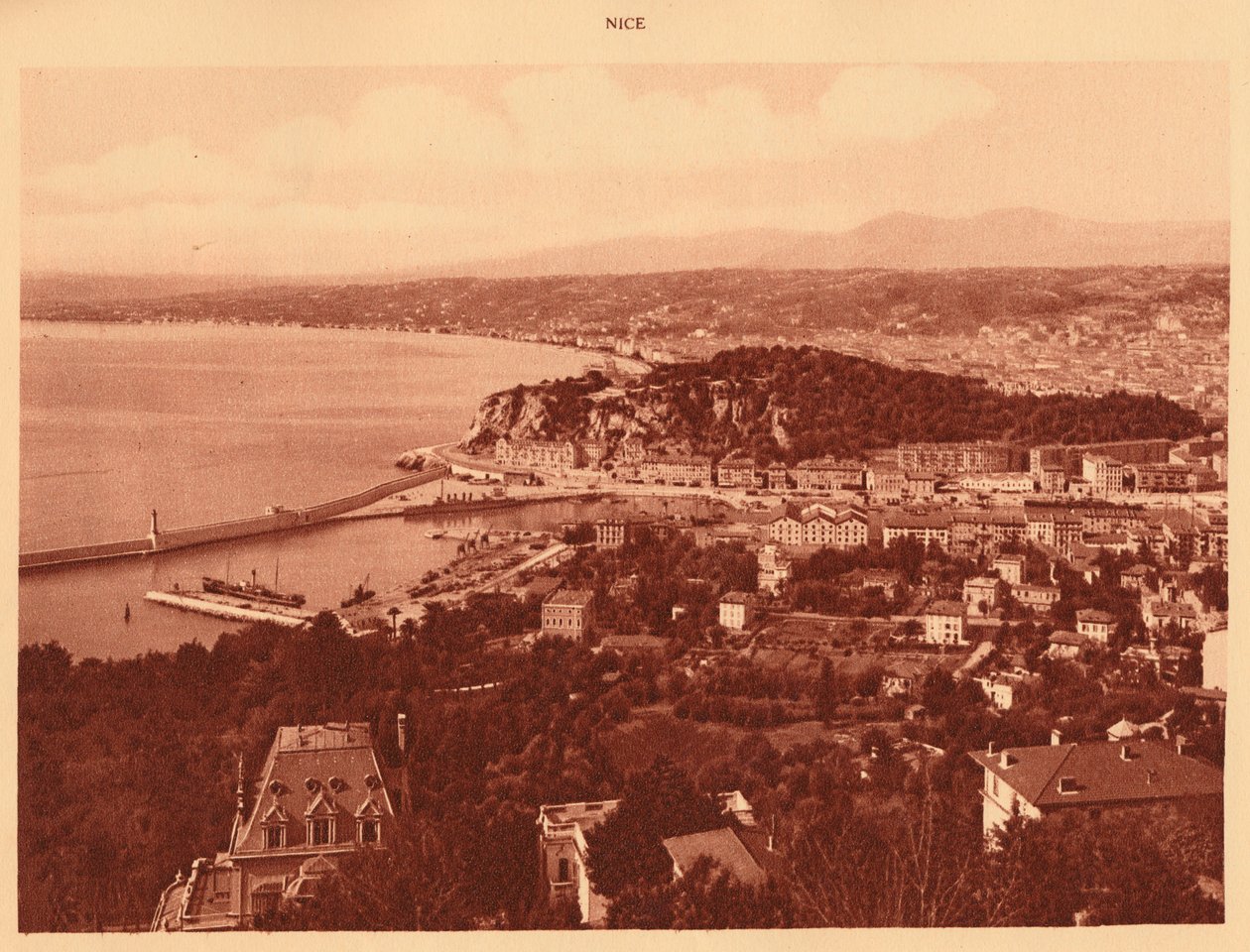 Celkový pohled na Nice, 1930. od Unbekannt