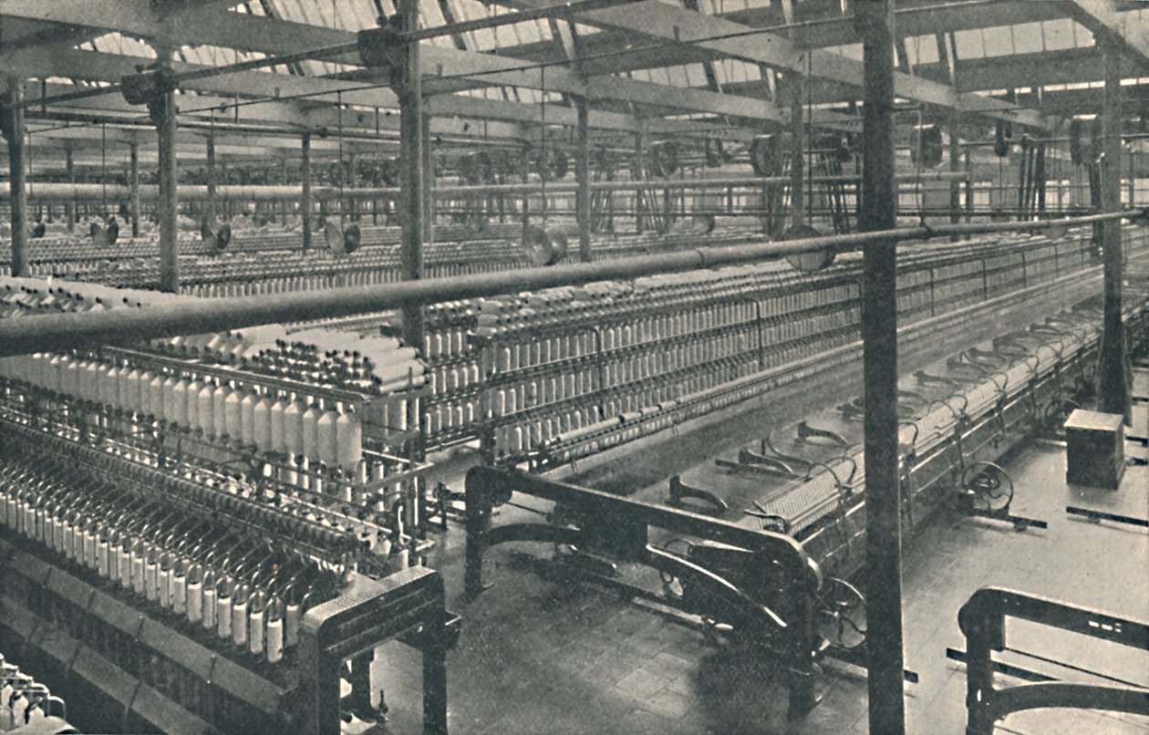 Celkový pohled na Spinning-room, c1917 od Unbekannt
