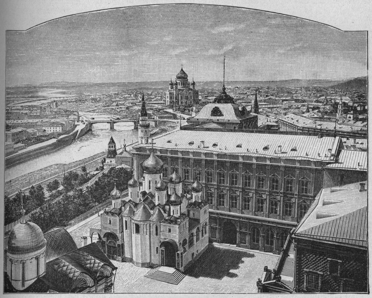 Celkový pohled na město Moskva, 1902 od Unbekannt