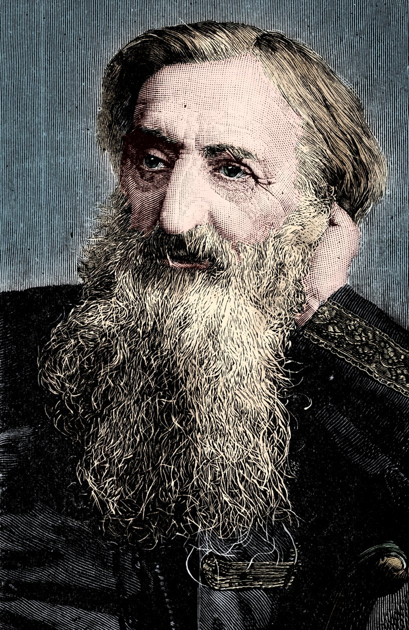 Generál William Booth, evangelický sociální pracovník a zakladatel Armády spásy, 1894 od Unbekannt