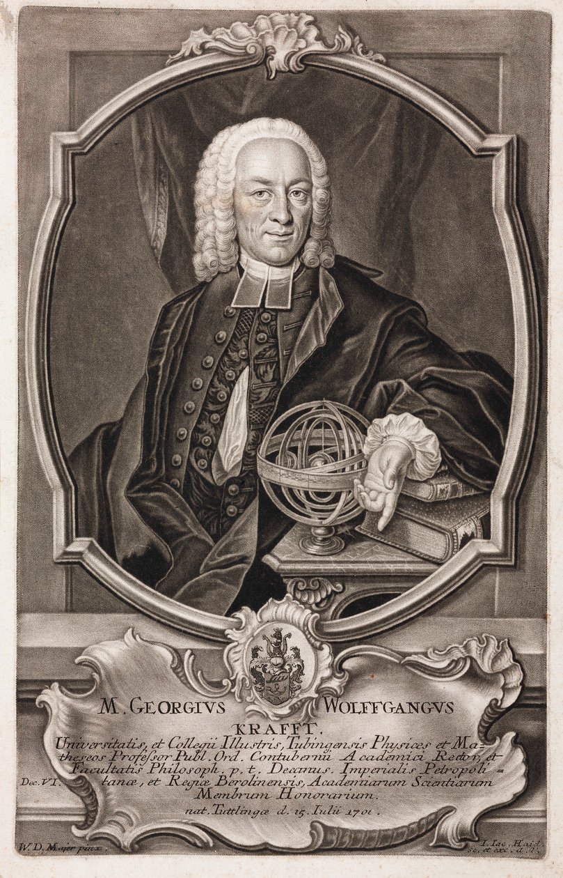 Georg Wolfgang Krafft , německý matematik od Unbekannt